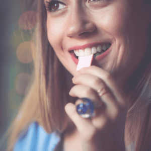 chewing sugar free gum helps prevent dry mouth