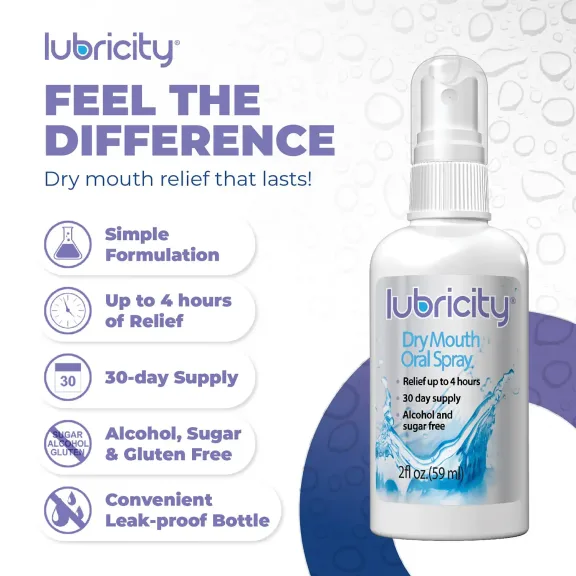 Lubricity Dry Mouth Spray Feel the Difference