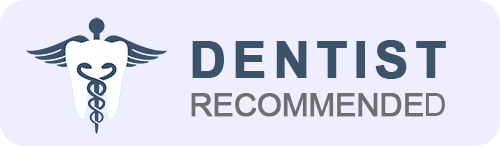 Dentist recommended badge4