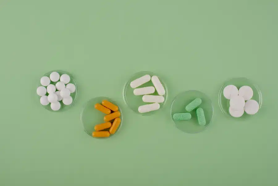 An image depicting various medications and supplements